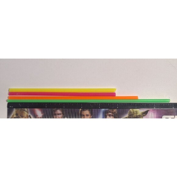 70s 80s BMX Neon Spoke Snap-On Wheel Decorations Retro Plastic Vintage Bike - Picture 4 of 4